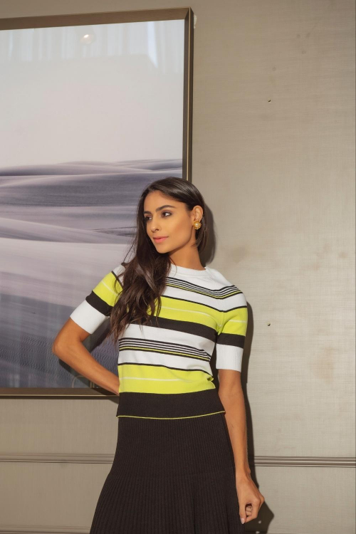 BLUSA TRICOT LISTRADA HELOÍSA 