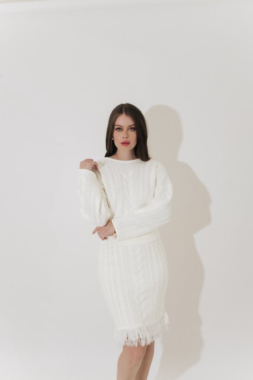 SAIA TRICOT MIDI FRANJAS CRISTINA 