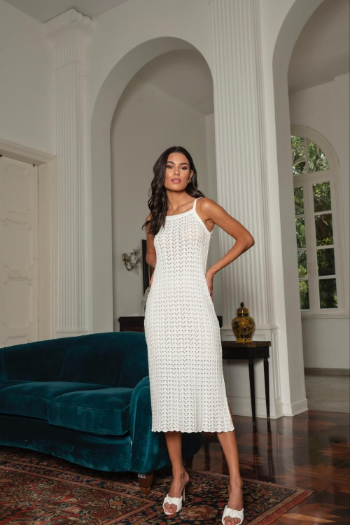 VESTIDO TRICOT MIDI KARINA 